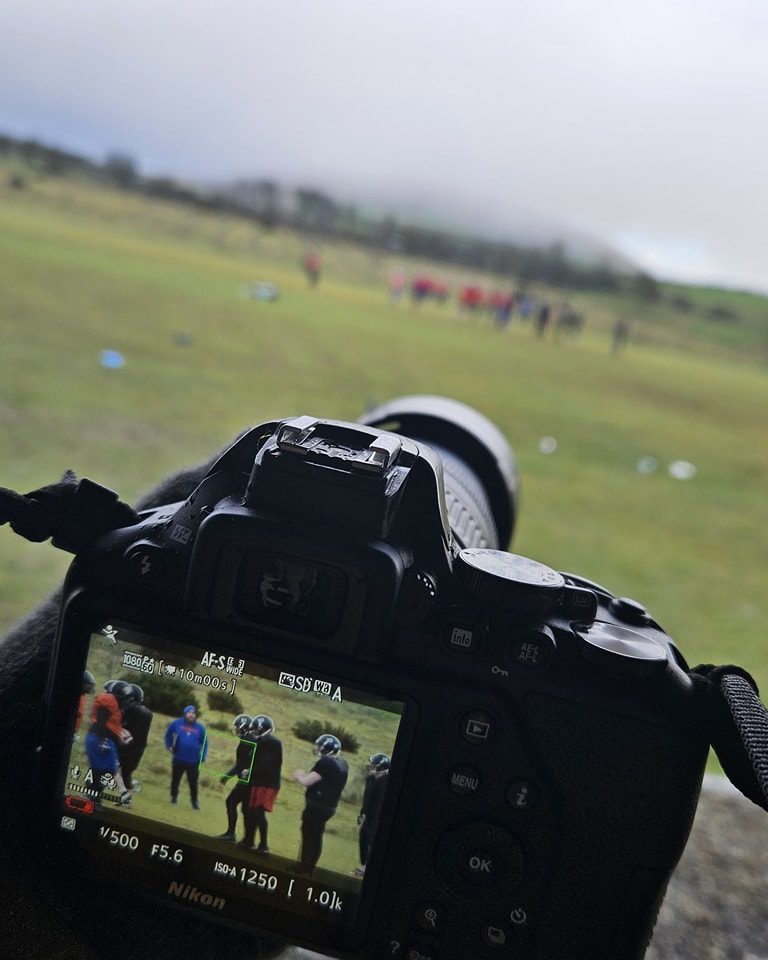 Photography equipment being used to capture local activity